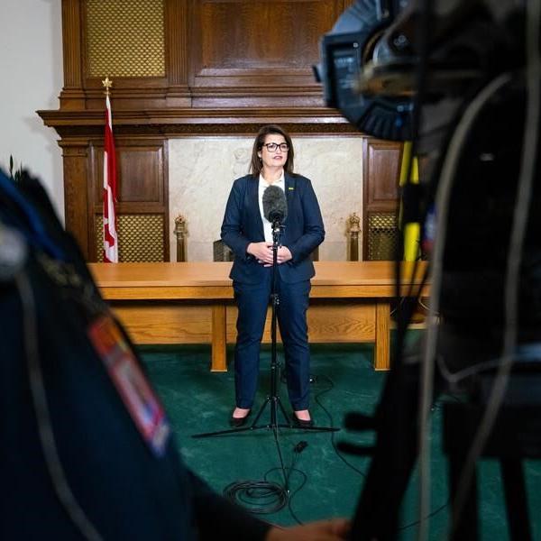 Saskatchewan NDP's Beck holds first caucus meeting after election, outlines plans